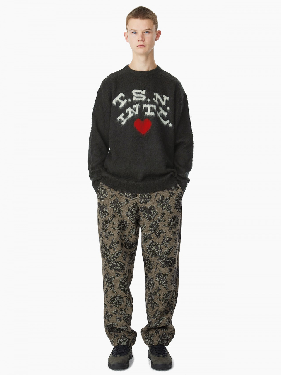 MUSINSA公式 | thisisneverthat® Floral Work Pants Khaki