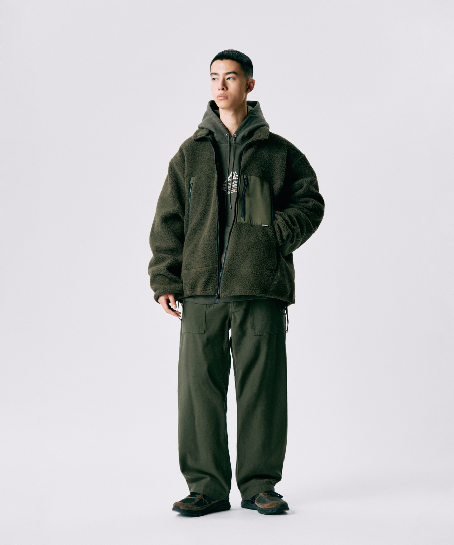 Hiker Fleece Jacket Ivory 상세 이미지 4