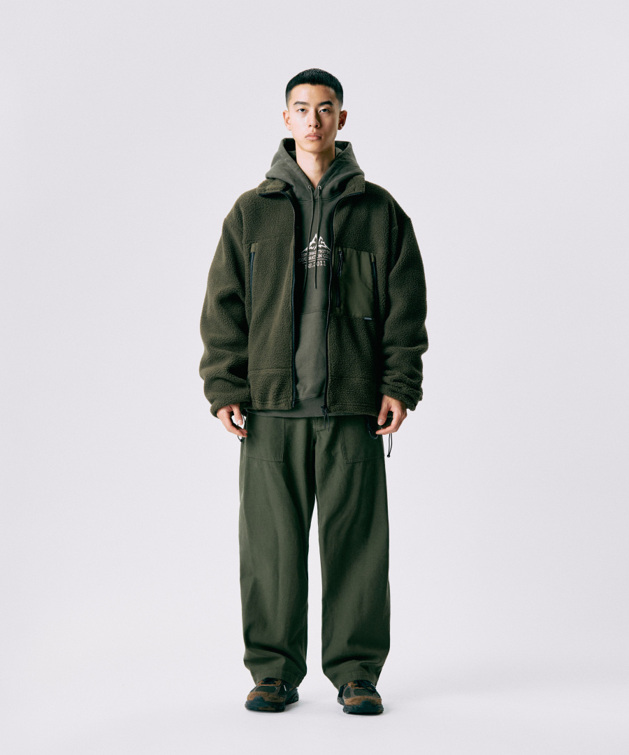 Hiker Fleece Jacket Ivory 상세 이미지 3