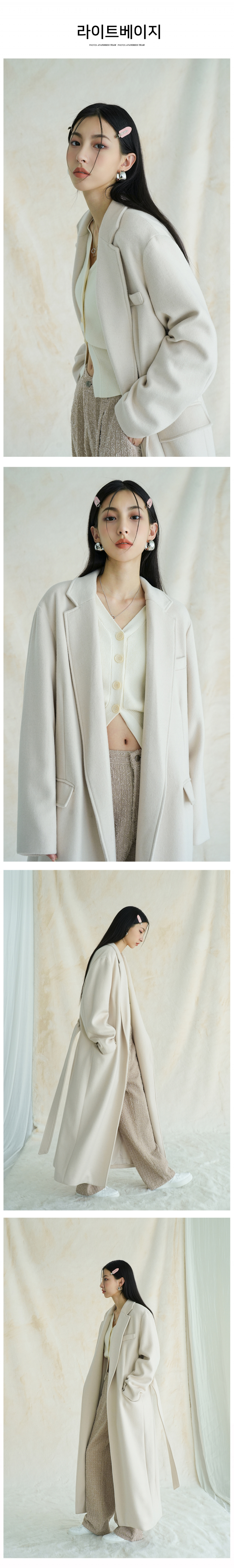 MUSINSA | AVANDRESS Super Long Unisex Modern Wool Robe Coat