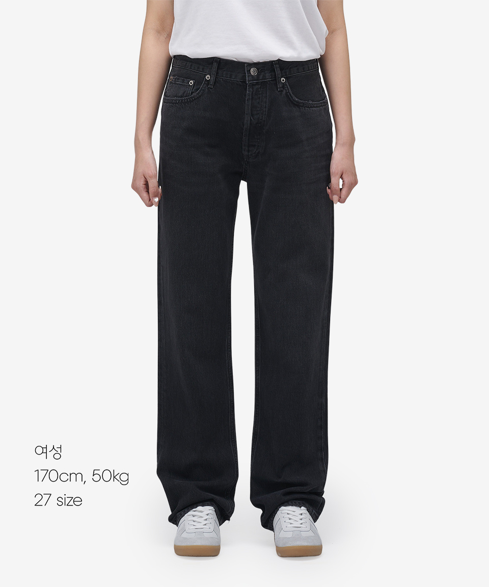 パンツ AGOLDE MIA STRAIGHT DENIM PANTS BLACK A90221157FORM A9022115 MUSINSA | AGOLDE Mia Straight Denim Pants - Black