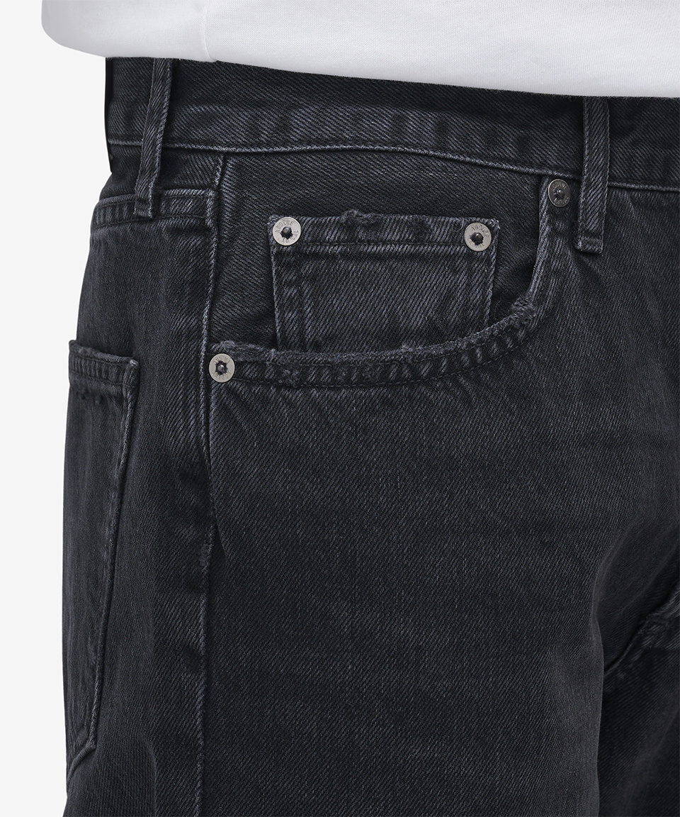MUSINSA | AGOLDE Mia Straight Denim Pants - Black