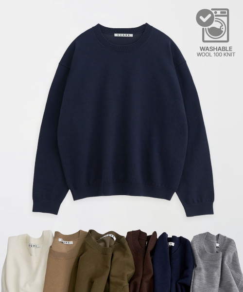 데일리 울100 워셔블 니트 - 7 COLOR