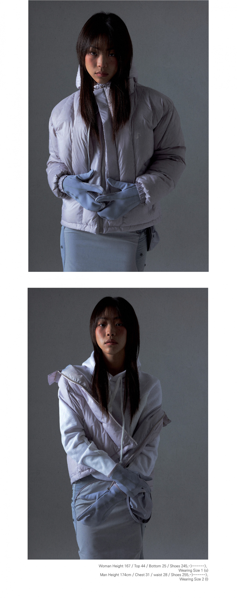【OJOS】22FW★ Finger Hole Tabi Gloves MUSINSA | OJOS Finger Hole Tabi Gloves / Grey