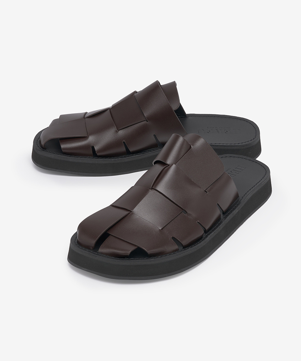 ★超特価・正規品★HEREU★ Dira Slide Dark Brown MFP22DIRA002 MUSINSA公式 | HEREU Dira Slide - Dark Brown / MFP22DIRA002