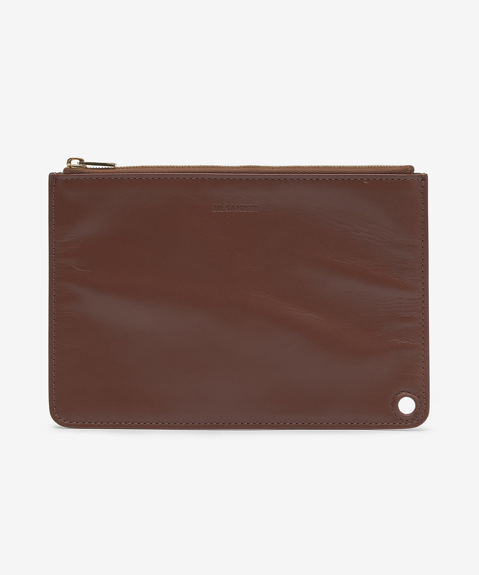 MUSINSA公式 | JIL SANDER Drawstring Crossbody Bag - Brown