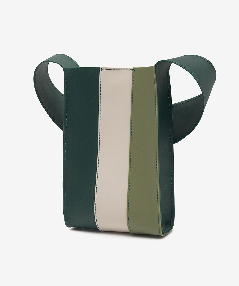 ★SUNNEI★ Parallepipedo Pudding Tote Bag Multi Green CACCXB MUSINSA | SUNNEI Common Paralepipedo Pudding Tote Bag