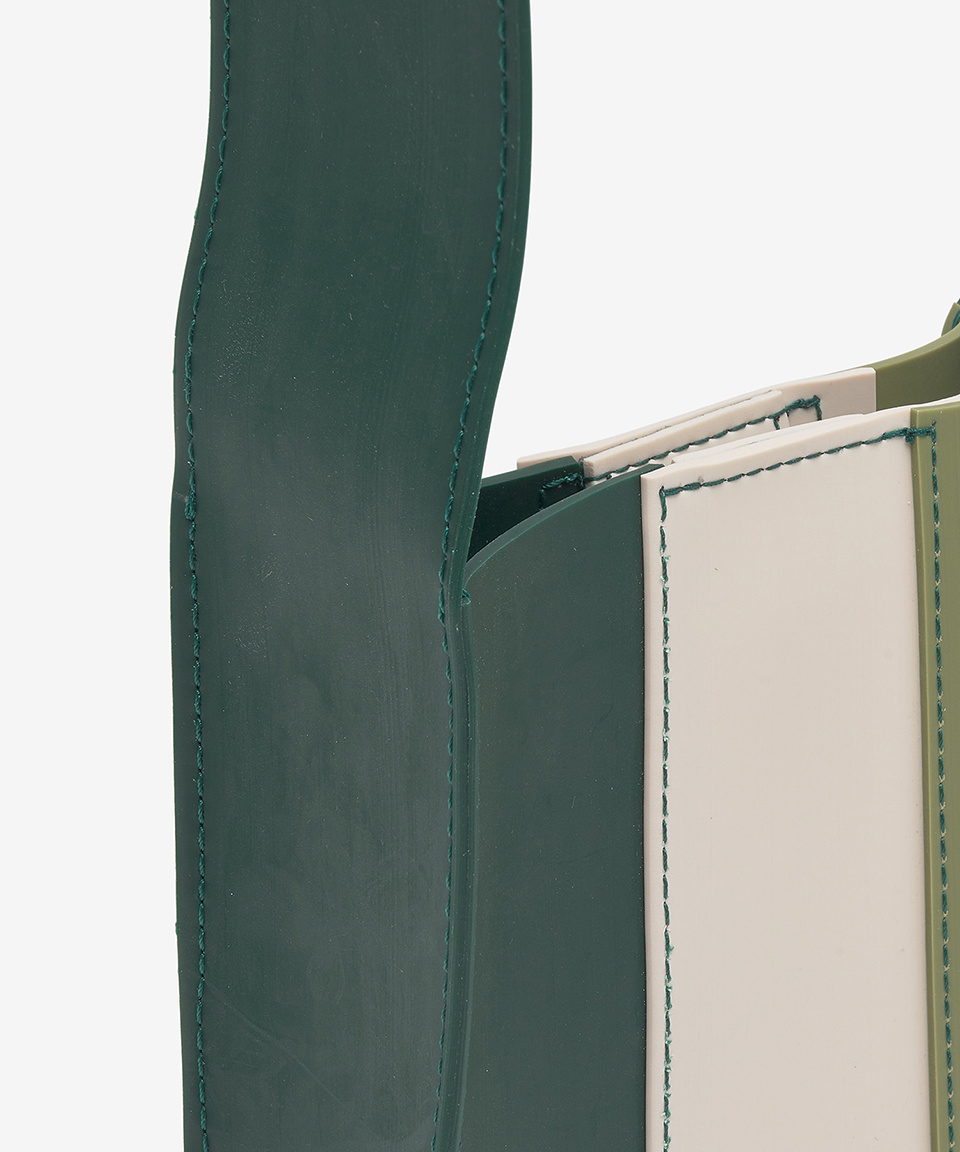 ★SUNNEI★ Parallepipedo Pudding Tote Bag Multi Green CACCXB MUSINSA | SUNNEI Common Paralepipedo Pudding Tote Bag