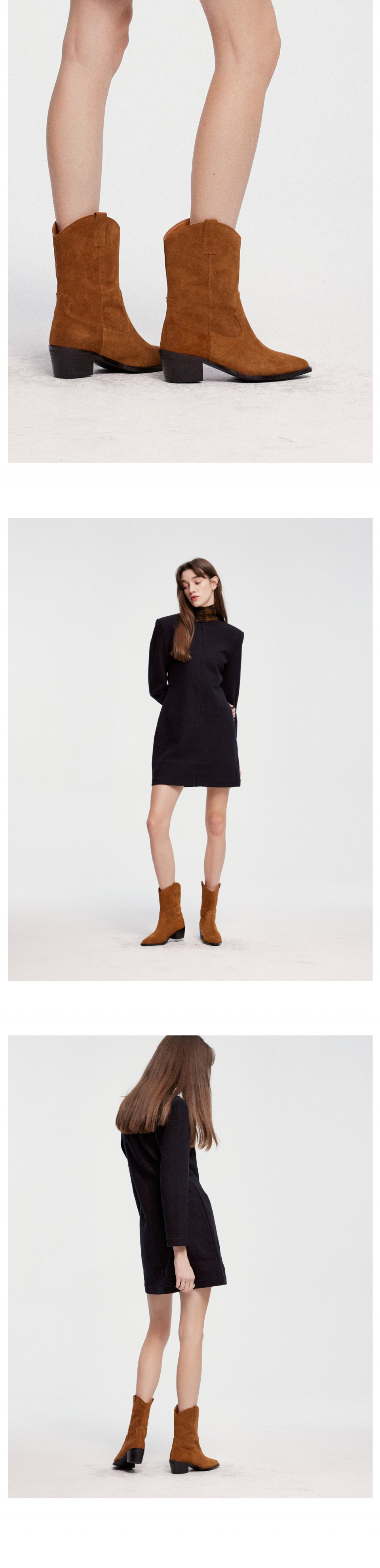 ◆KOMOREBI MUSEUM◆ KM012M cow leather western suede middle MUSINSA | KOMOREBI MUSEUM KM012M Cow Leather Western Suede