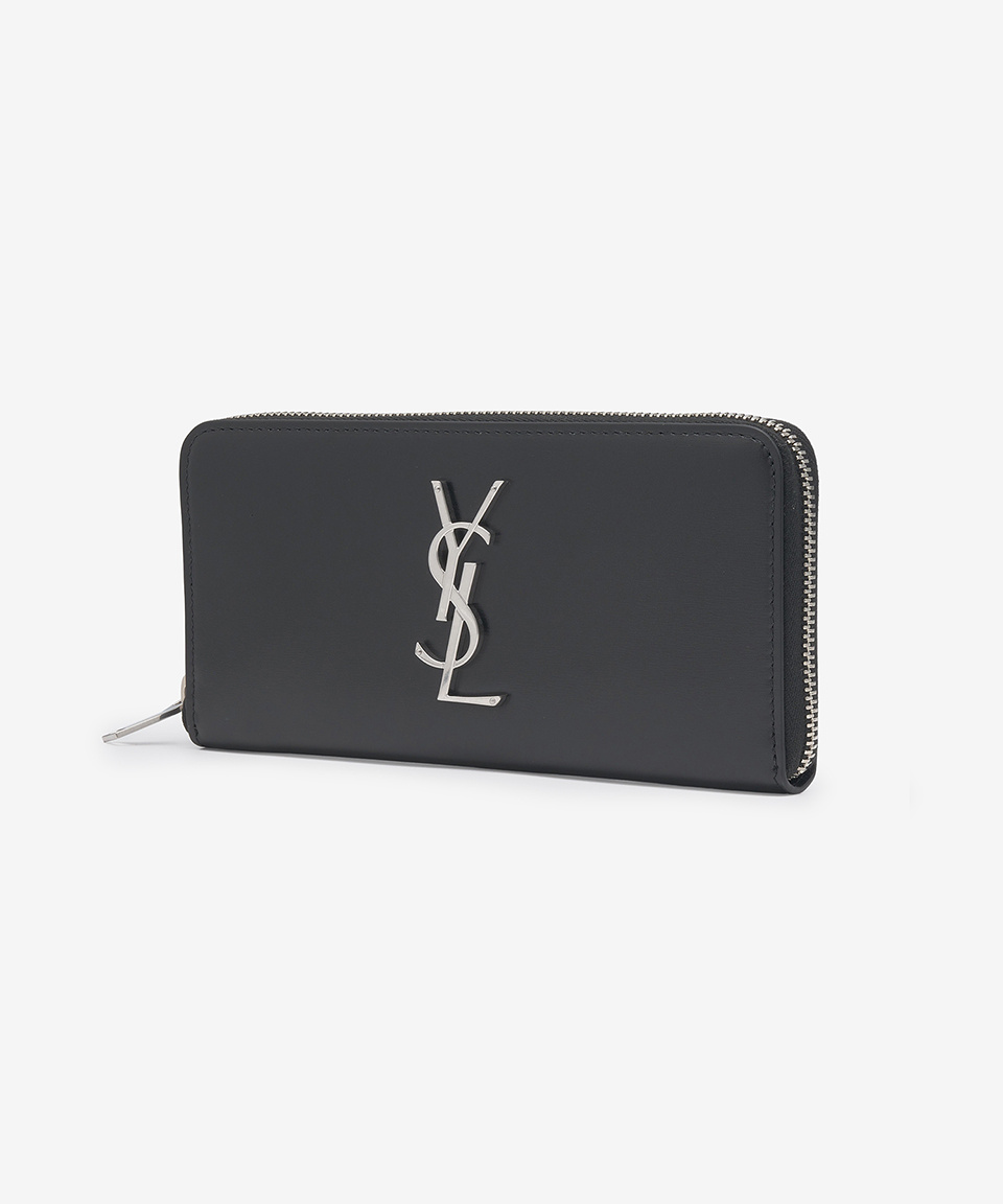 ★Saint Laurent★ Monogram Logo Long Wallet Black 6174150SX0 MUSINSA | SAINT LAURENT Monogram Logo Long Wallet - Black
