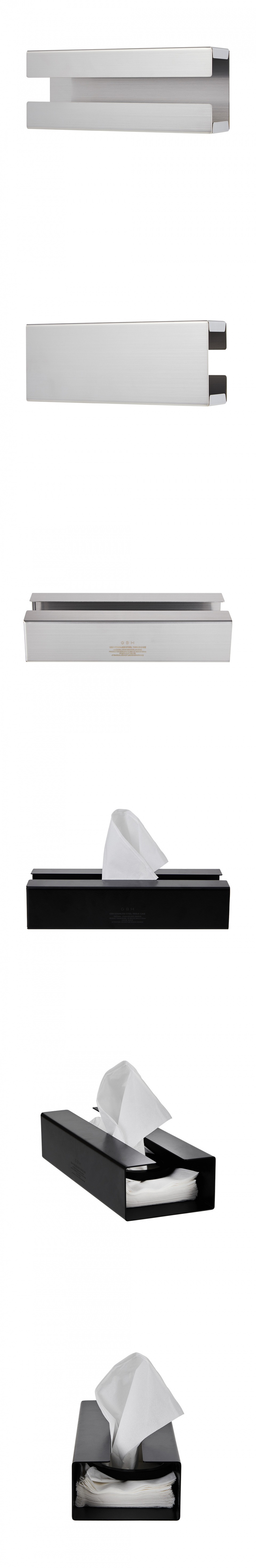 지비에이치 홈(GBH HOME) STAINLESS STEEL TISSUE CASE MATT SILVER