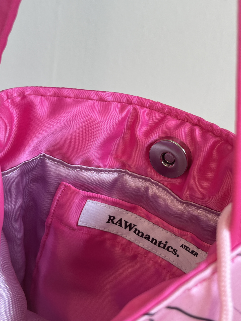 로맨틱스(RAWMANTICS) & SPEAK LOVE WAITS 애니메이션  투웨이 가방 핑크