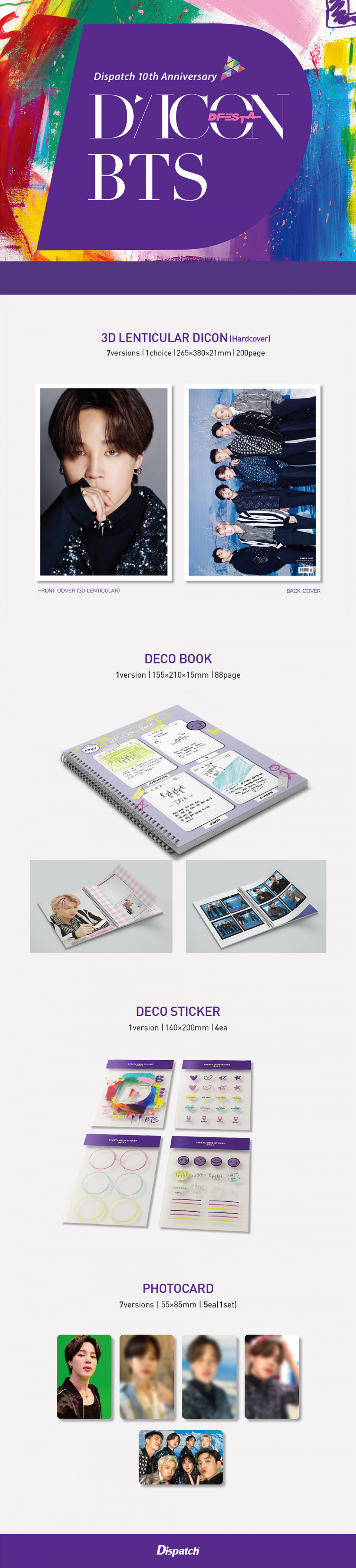 MUSINSA | DICON DICON DFESTA BTS PHOTOBOOK JIMIN