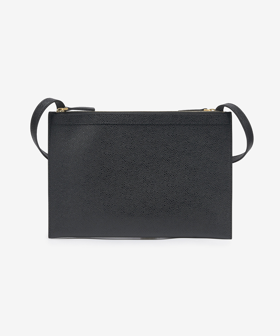 MUSINSA | THOM BROWNE Women's Logo Print Cross Bag - Black