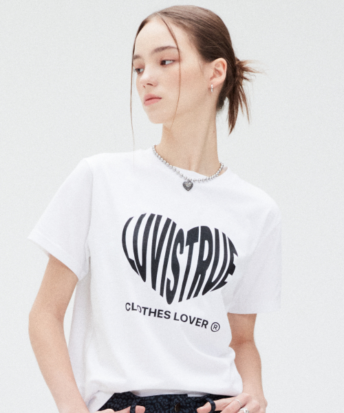 SU HEART LOGO TEE(2COLOR)