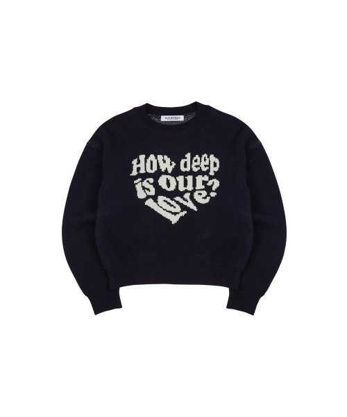 MZ LOVE KNIT(NAVY)