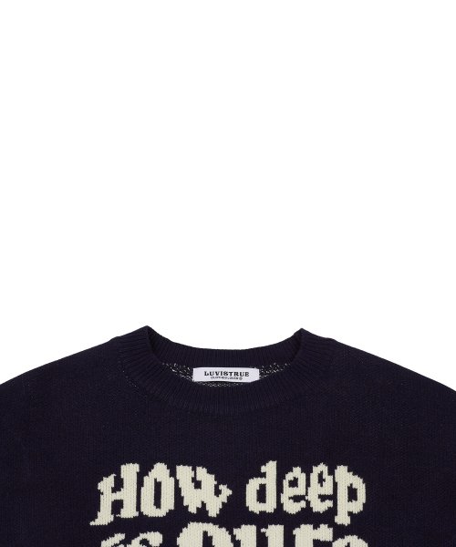 MZ LOVE KNIT(NAVY)