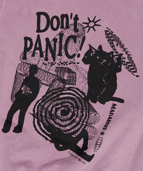 DON’T PANIC PIGMENT SWEATSHIRT PINK(MG2DSMM441A)