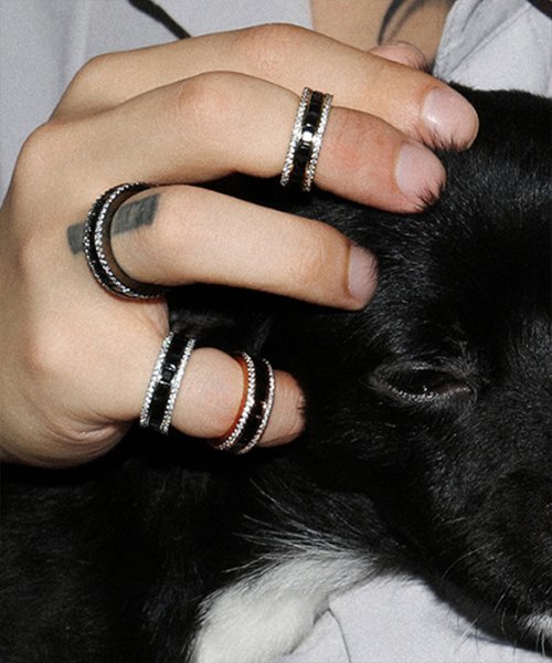 오닉스 AAA 다이아 크리스탈 반지 Onyx AAA Diamond Crystal Ring_2 Colors