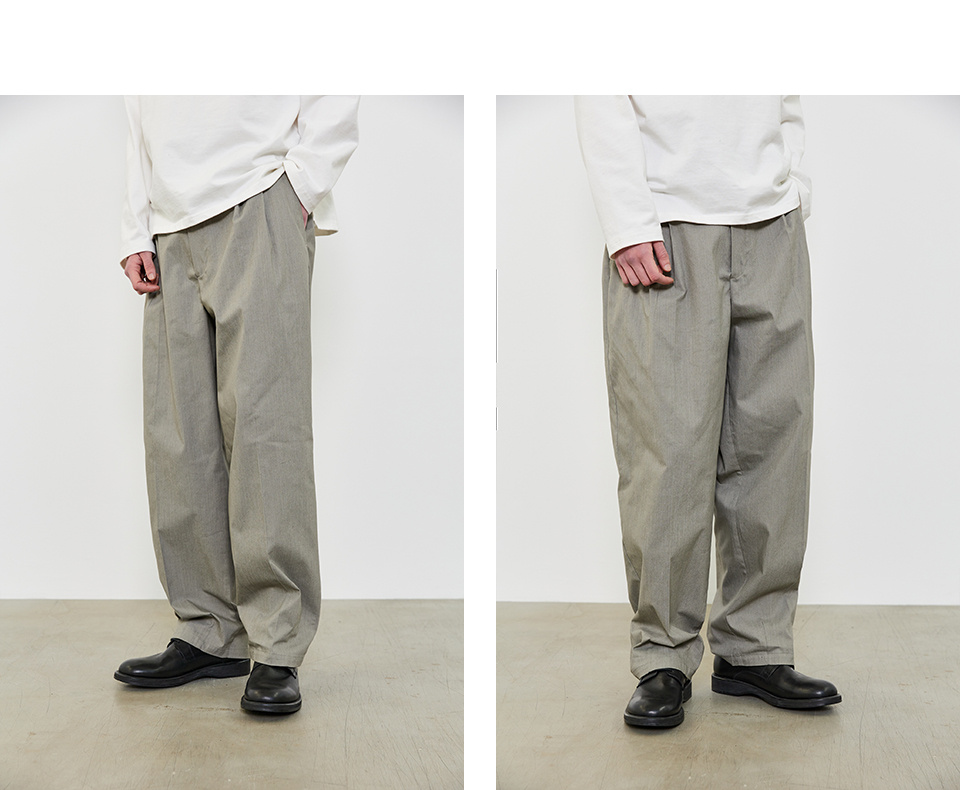 【COSYHARU】Maison two tuck back banding slacks Maison Two-Tuck Back-Banding Slacks - COSYHARU | 60% - Asian