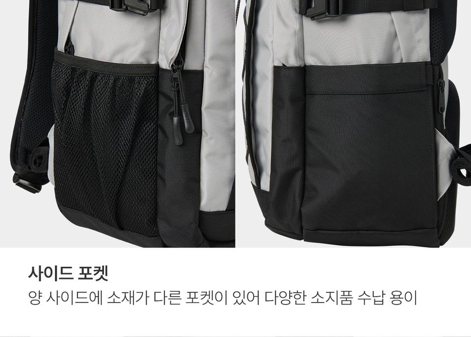 MUSINSA | NERDY string backpack gray