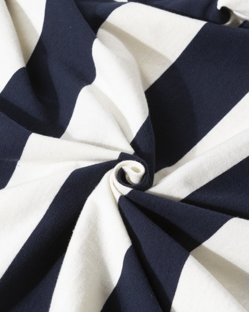 ASI STRIPE RUGBY SHIRT_NAVY&WHITE