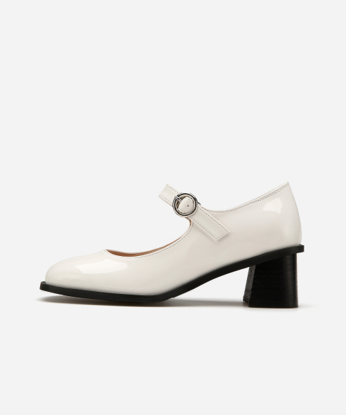 스퀘어 토 메리제인 펌프스 412311003 (6cm/3color)