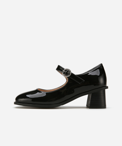 스퀘어 토 메리제인 펌프스 412311003 (6cm/3color)