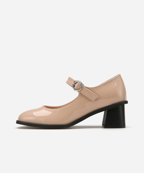 스퀘어 토 메리제인 펌프스 412311003 (6cm/3color)