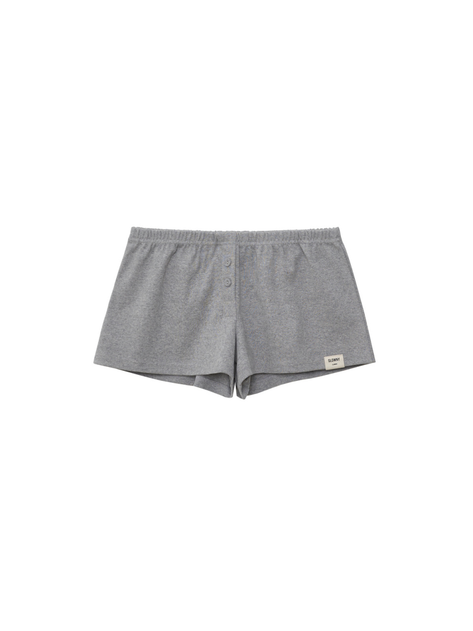 ★GLOWNY★ BUTTON FLY MINI SHORTS (GRAY) MUSINSA | GLOWNY BUTTON FLY MINI SHORTS (GRAY)