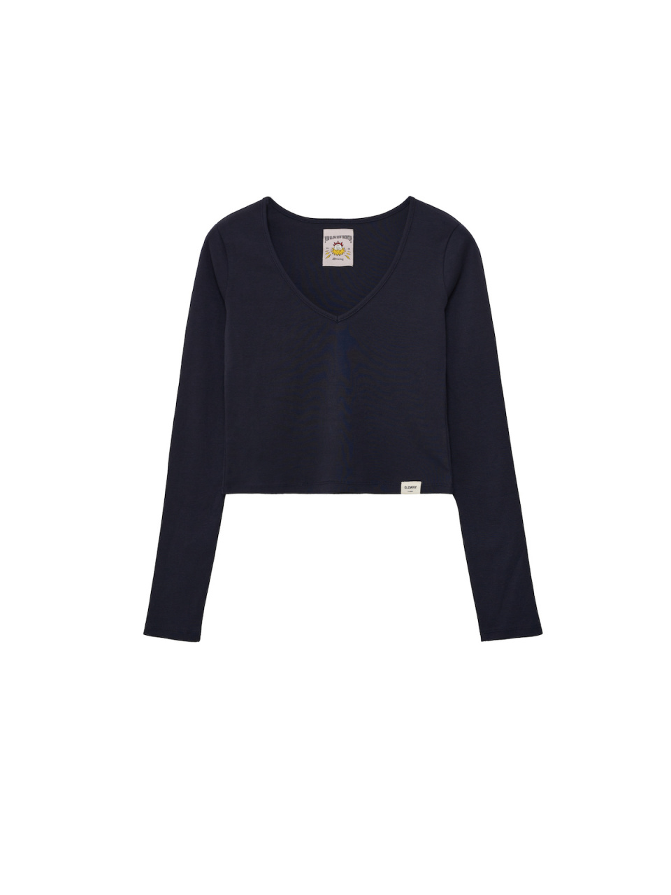 ◆GLOWNY◆ G CLASSIC LONG SLEEVE NAVY 23T0014NV MUSINSA | GLOWNY G CLASSIC V-NECK LONG SLEEVE (NAVY)