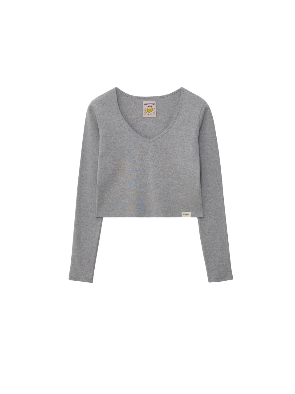 GLOWNY ■ CLASSIC V-NECK LONG SLEEVE Tシャツ MUSINSA | GLOWNY G CLASSIC V-NECK LONG SLEEVE (GRAY)