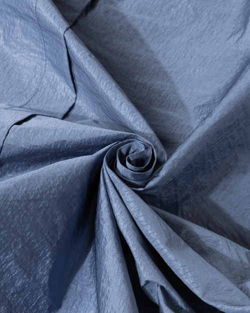 ASI 2WAY NYLON METAL WINDBREAKER_STEAL BLUE
