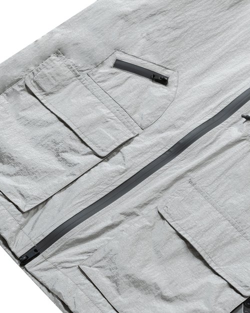 ASI 2WAY NYLON METAL WINDBREAKER_METAL GRAY