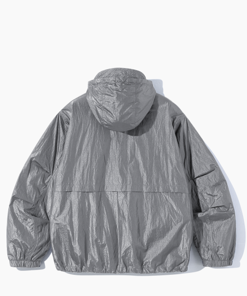 ASI 2WAY NYLON METAL WINDBREAKER_METAL GRAY