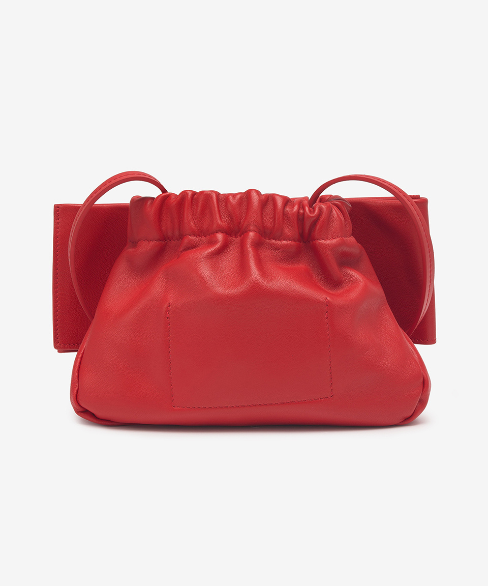 ★Jil Sander★ Bow Ribbon Shoulder Bag Red J08WD0027P4846620 MUSINSA | JIL SANDER Bow Ribbon Shoulder Bag - Candy Red