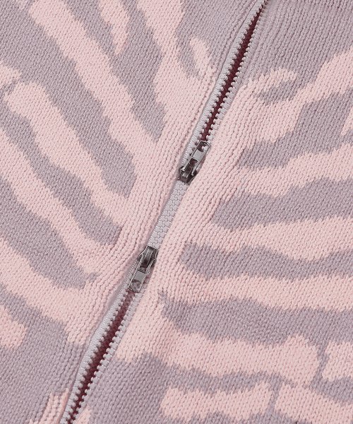 XTK037 보운 니트 집업 (VINTAGE PINK)
