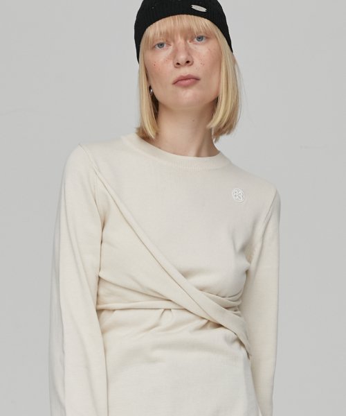 TWIST PULLOVER - IVORY