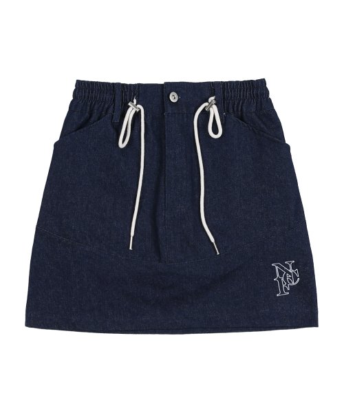 [NF] DELUDE DENIM MINI SKIRT (BLUE)_F23QD834