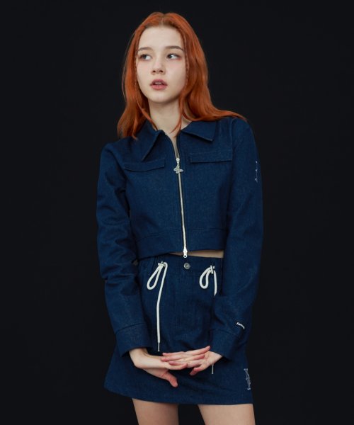 [NF] DELUDE DENIM MINI SKIRT (BLUE)_F23QD834