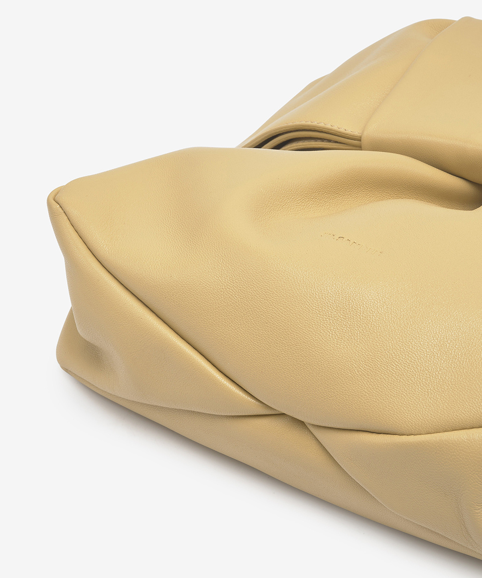 ★Jil Sander★Medium Bow Ribbon Shoulder Bag J08WD0026P48462 MUSINSA | JIL SANDER Medium Bow Ribbon Shoulder Bag - Golden