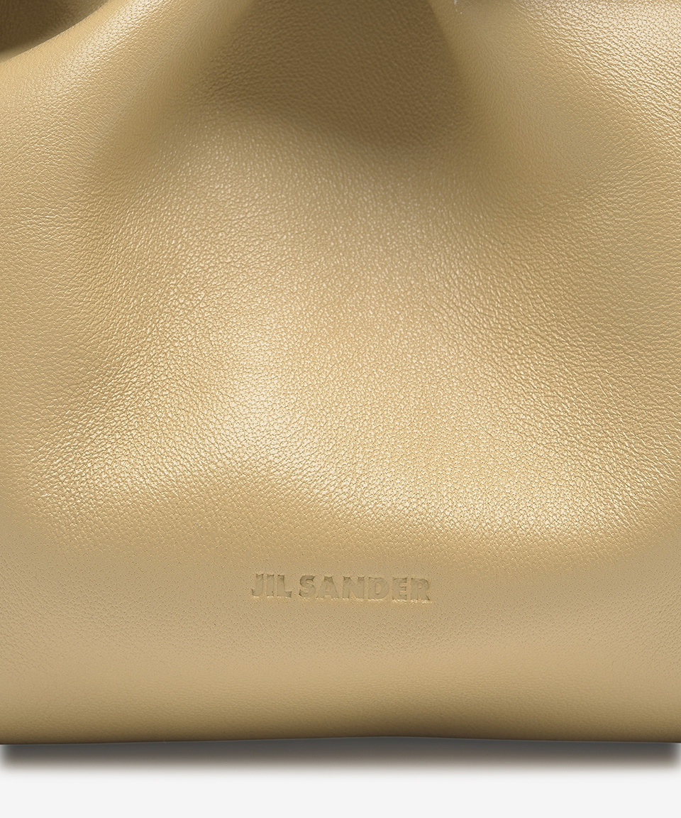 MUSINSA | JIL SANDER Medium Bow Ribbon Shoulder Bag - Golden