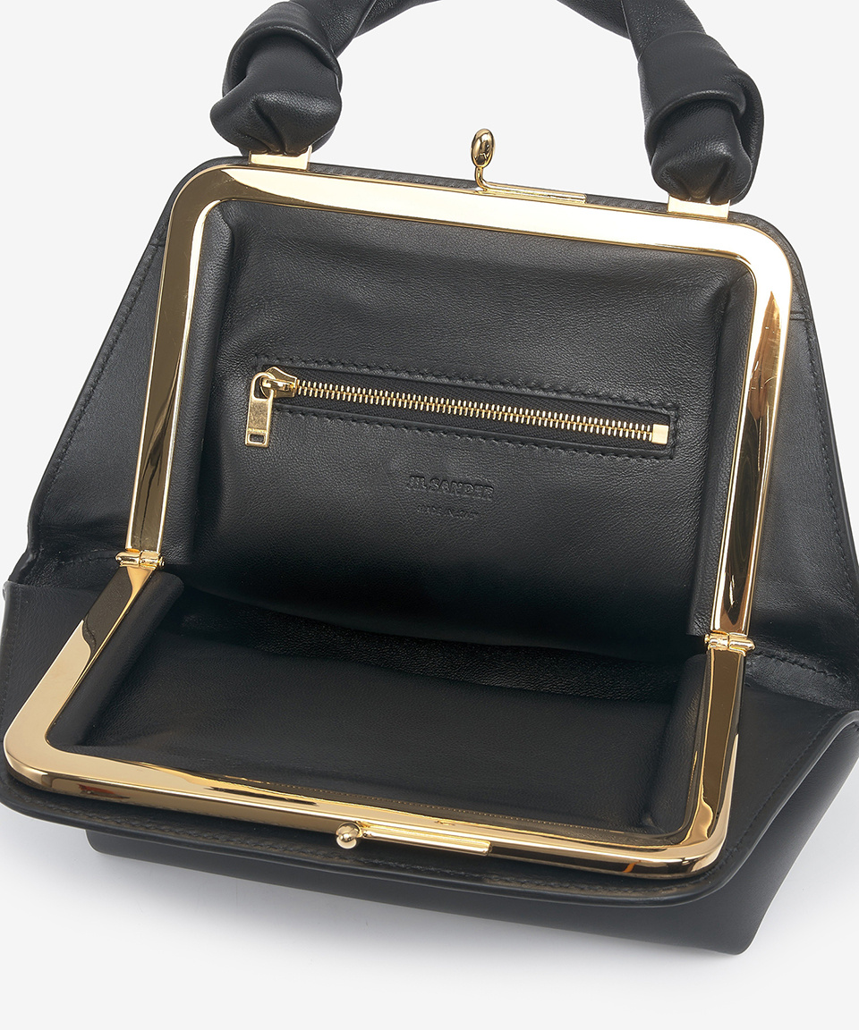 MUSINSA公式 | JIL SANDER Small Goji Square Tote Bag - Black