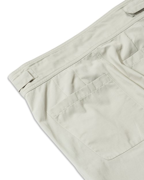 (2024.ver) SIDEFIX SEMI WIDE TWO TUCK PANTS_BEIGE