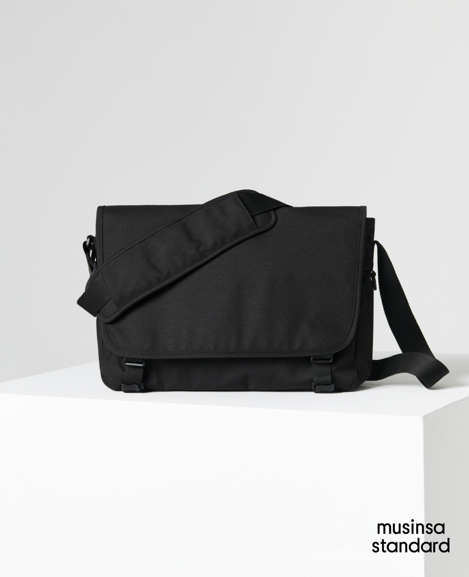 MUSINSA | MUSINSA STANDARD CORDURA MESSENGER BAG_BLACK