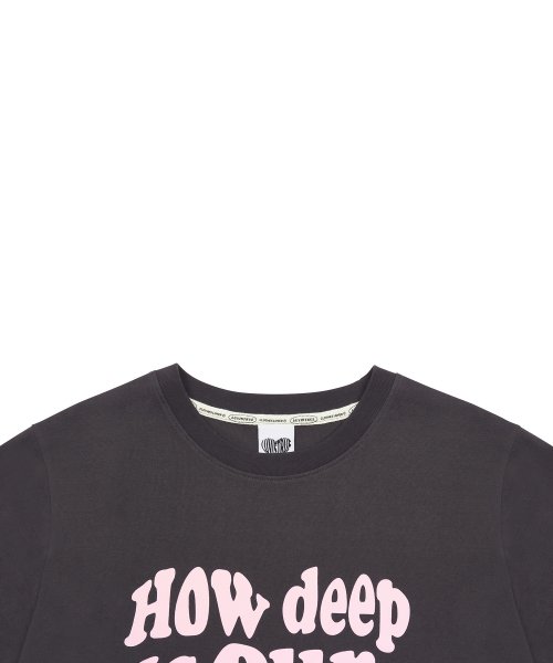DN LUV TEE(CHARCOAL)