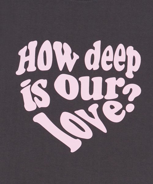 DN LUV TEE(CHARCOAL)