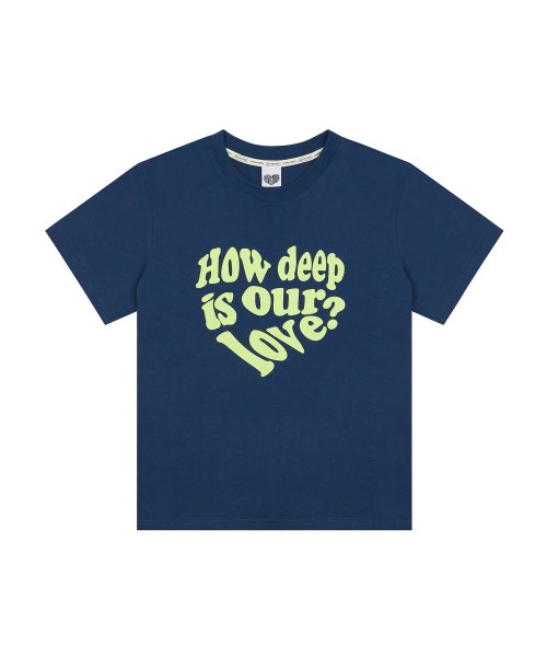 DN LUV TEE(NAVY)