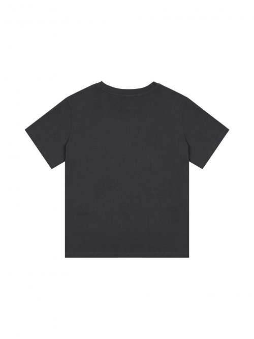 DN STAR LOGO TEE(CHARCOAL)