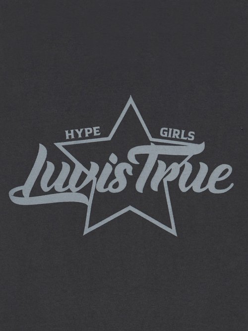 DN STAR LOGO TEE(CHARCOAL)